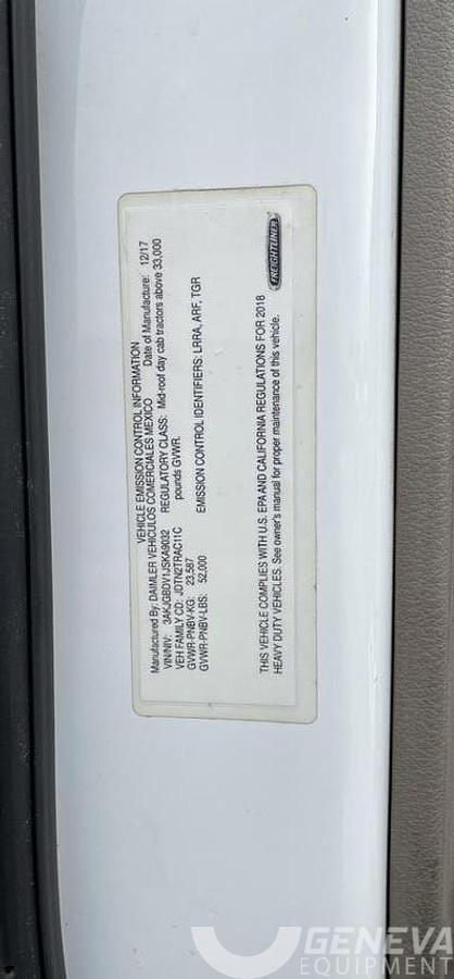 Used 2018 Freightliner Cascadia 113