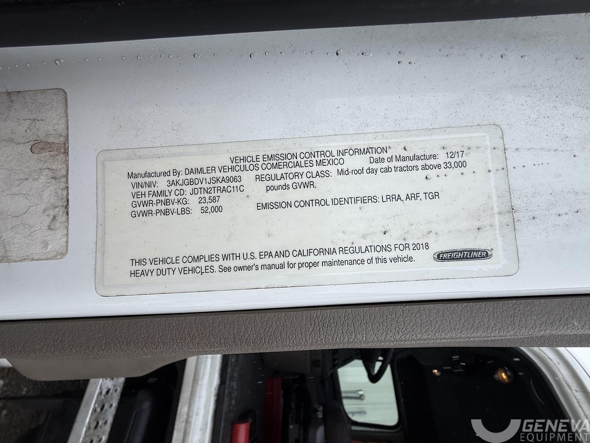 Used 2018 Freightliner Cascadia 113