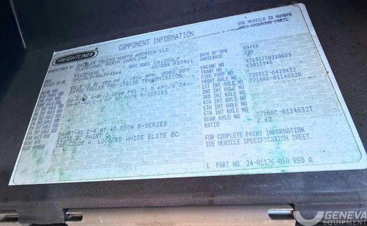 Used 2014 Freightliner CA 125