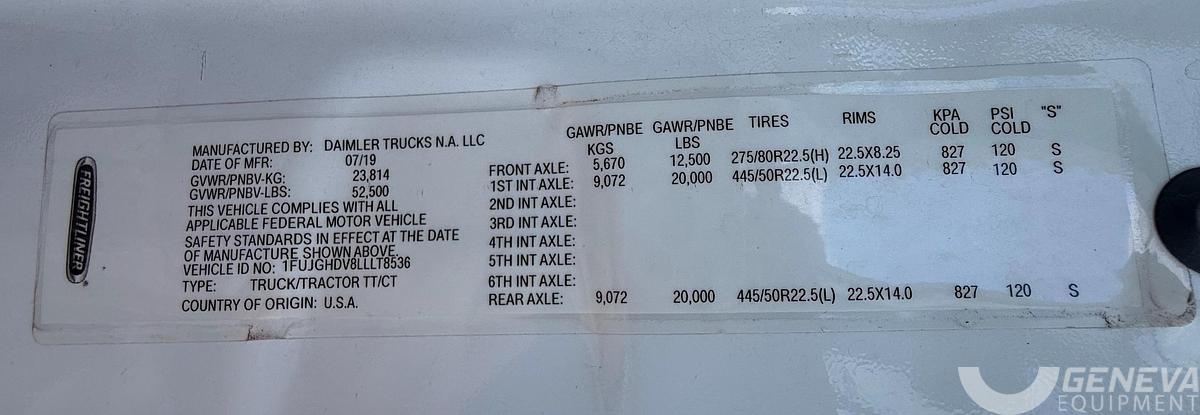 Used 2020 Freightliner Cascadia 113