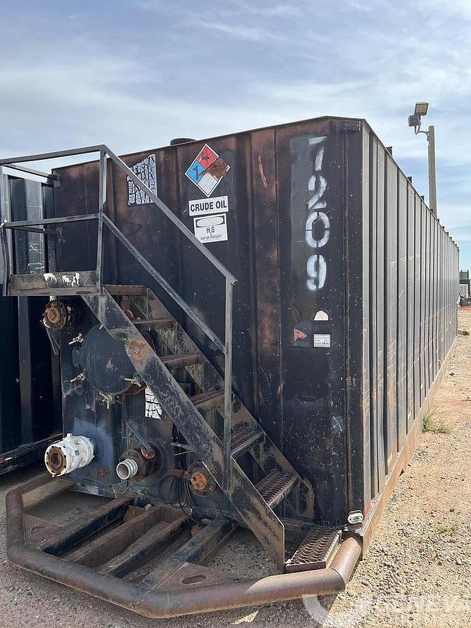 Used Flat Top Frac Tank (#7209)