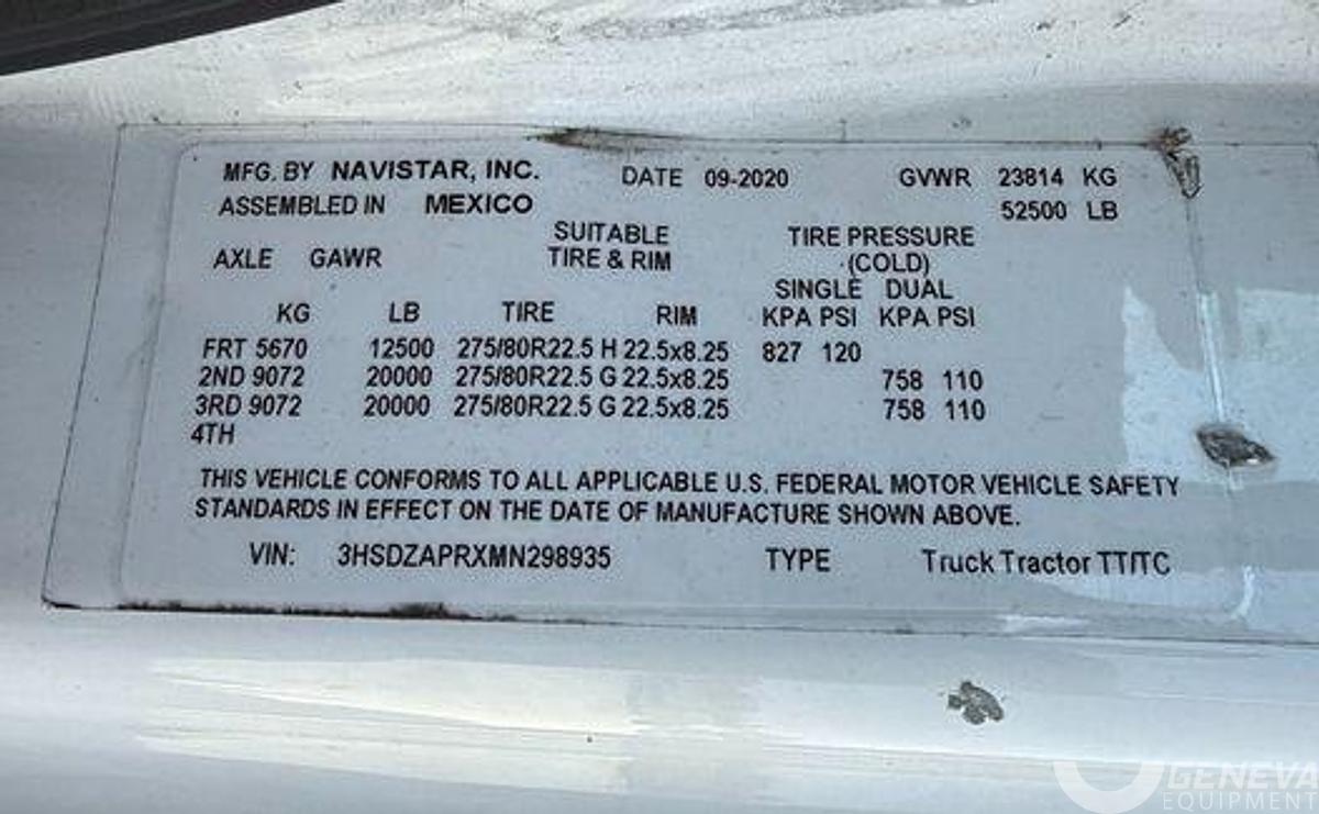 Used 2021 International LT625