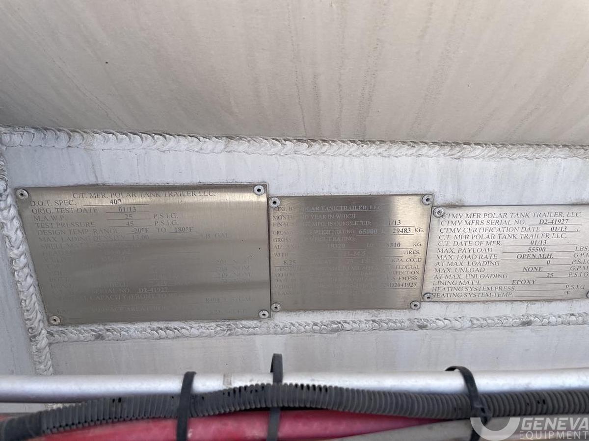 Used 2013 Polar Crude Oil Tanker Trailer