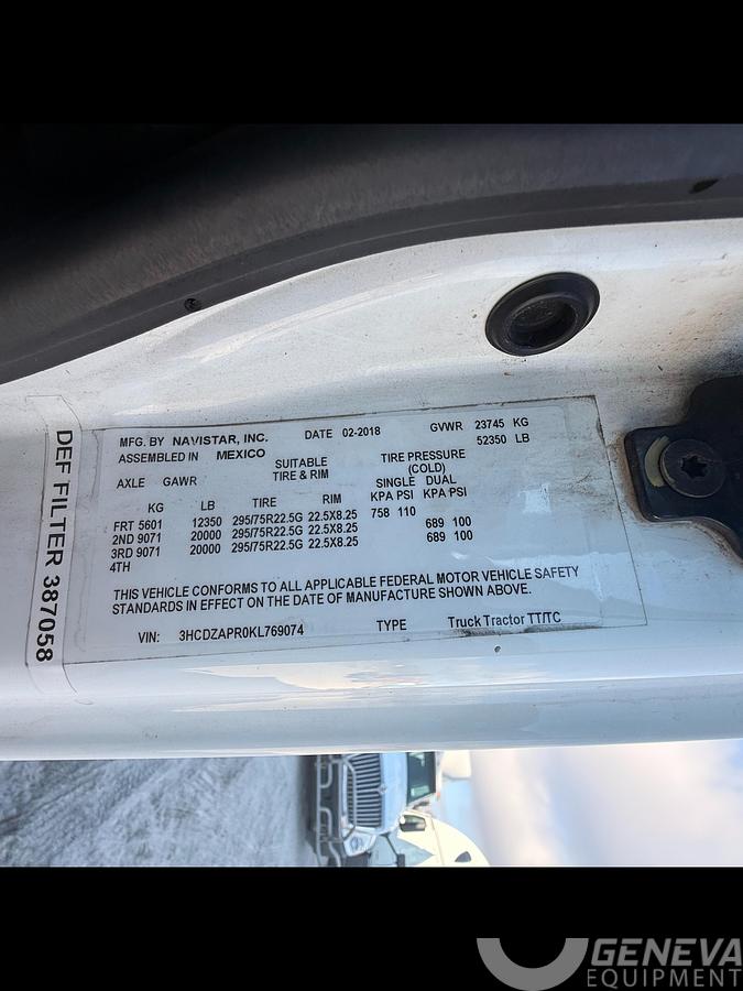 Used 2019 International LT625