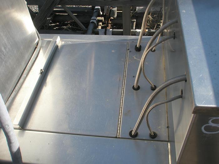 Used Cleaner, Tank, Purge System, 3 Compartment, S/st, Portable #S210295