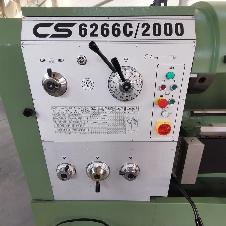 TNM CS6266C x 2000 center lathe