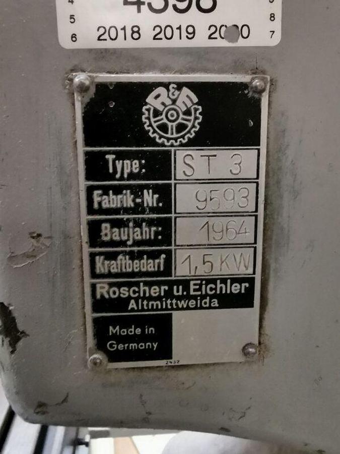 Used ROSCHER & EICHLER ST3 vertical chisel