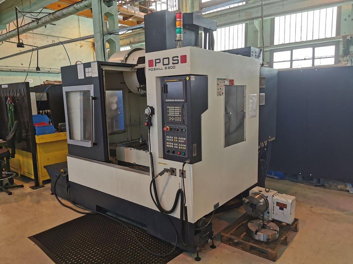 Used POSMILL B800 4-axis CNC