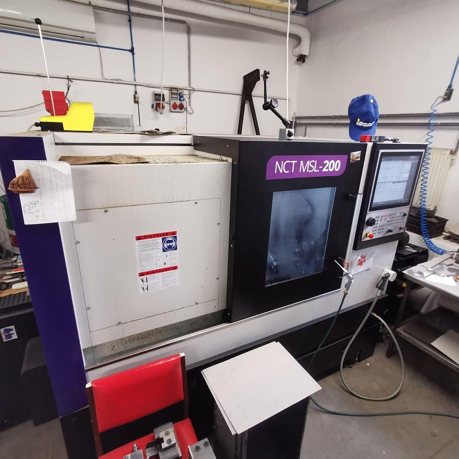 Used NCT MSL200 cnc lathe