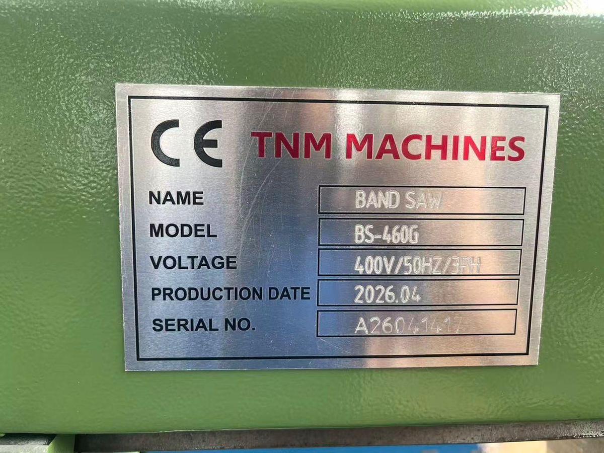 Used TNM BS-460G semi-automatic band saw
