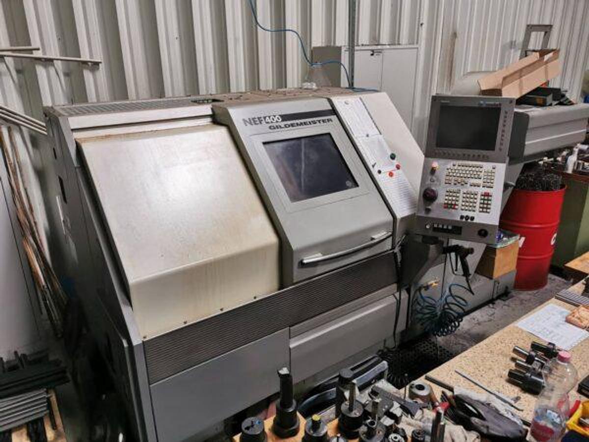 Used GILDEMEISTER NEF400 cnc lathe