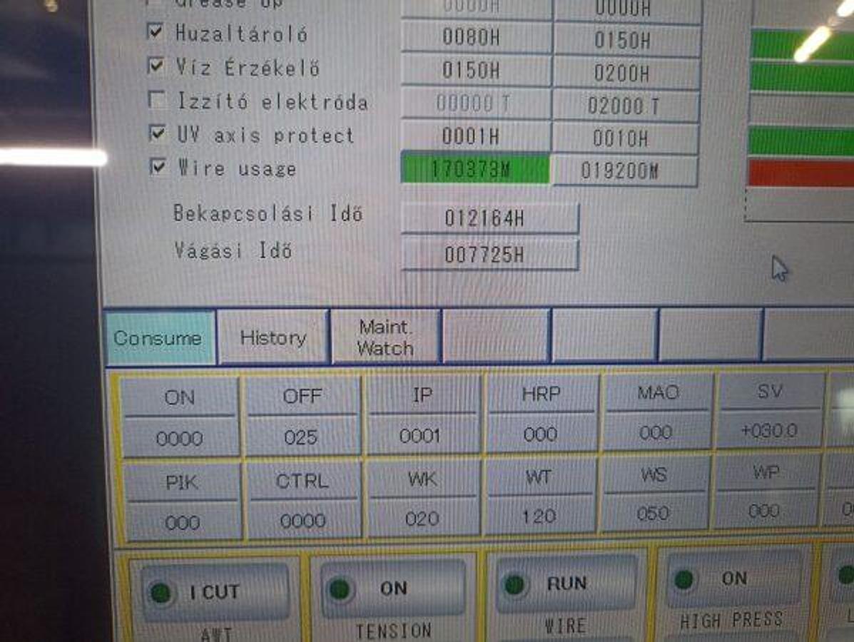 Used SODICK ALC600G wire spark