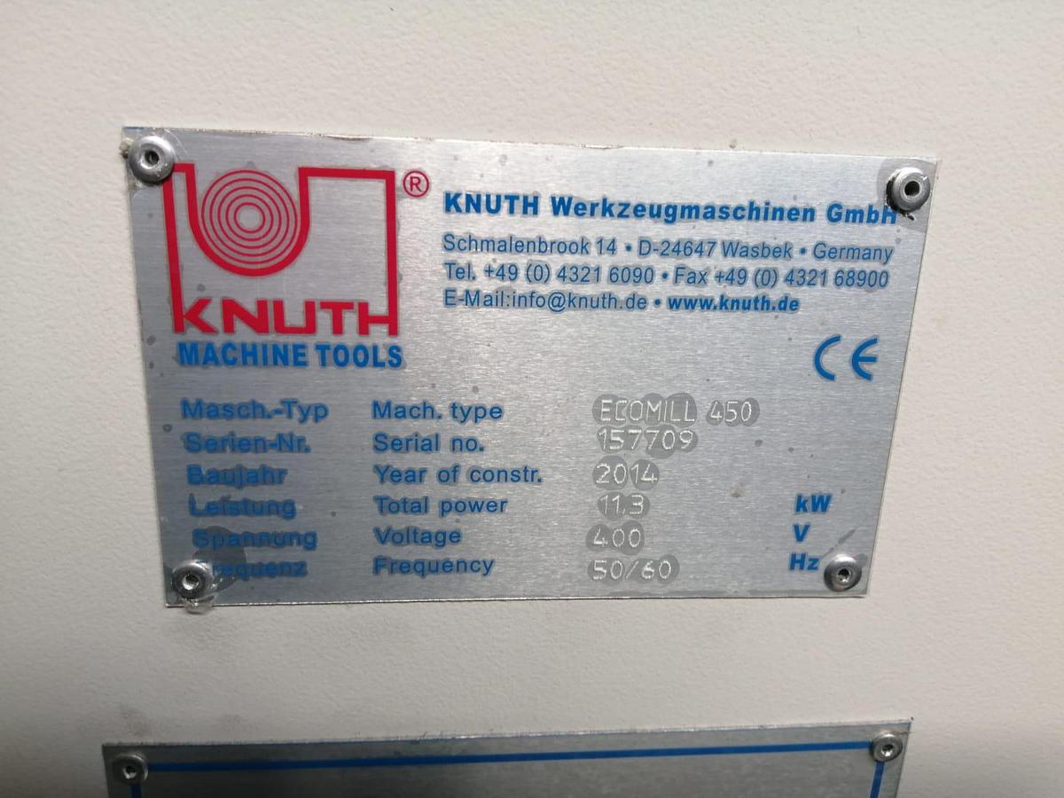KNUTH ECOMILL 450 cnc milling machine