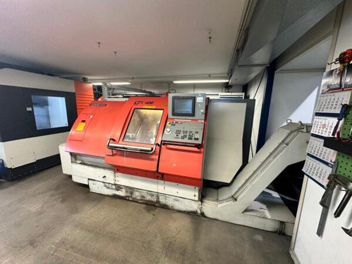 Used GILDEMEISTER CTX400 cnc lathe