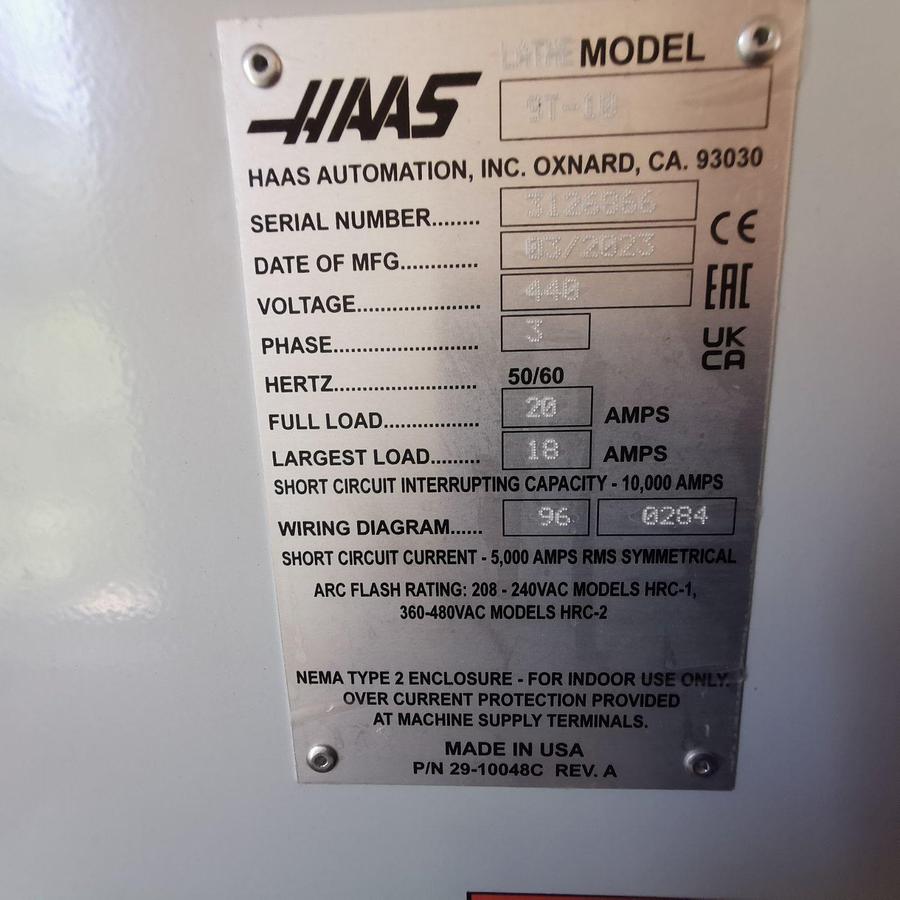 HAAS ST10 cnc lathe