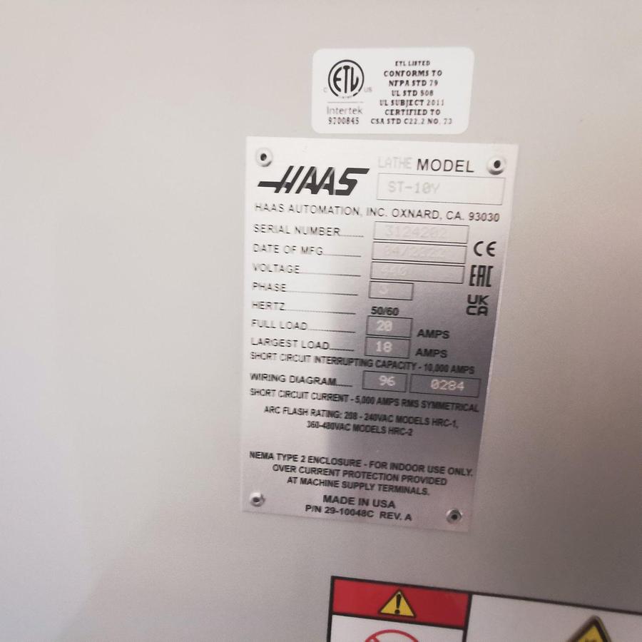 HAAS ST10Y cnc lathe