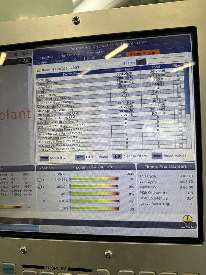 Used HAAS UMC500SS simultaneous 5-axis machining center