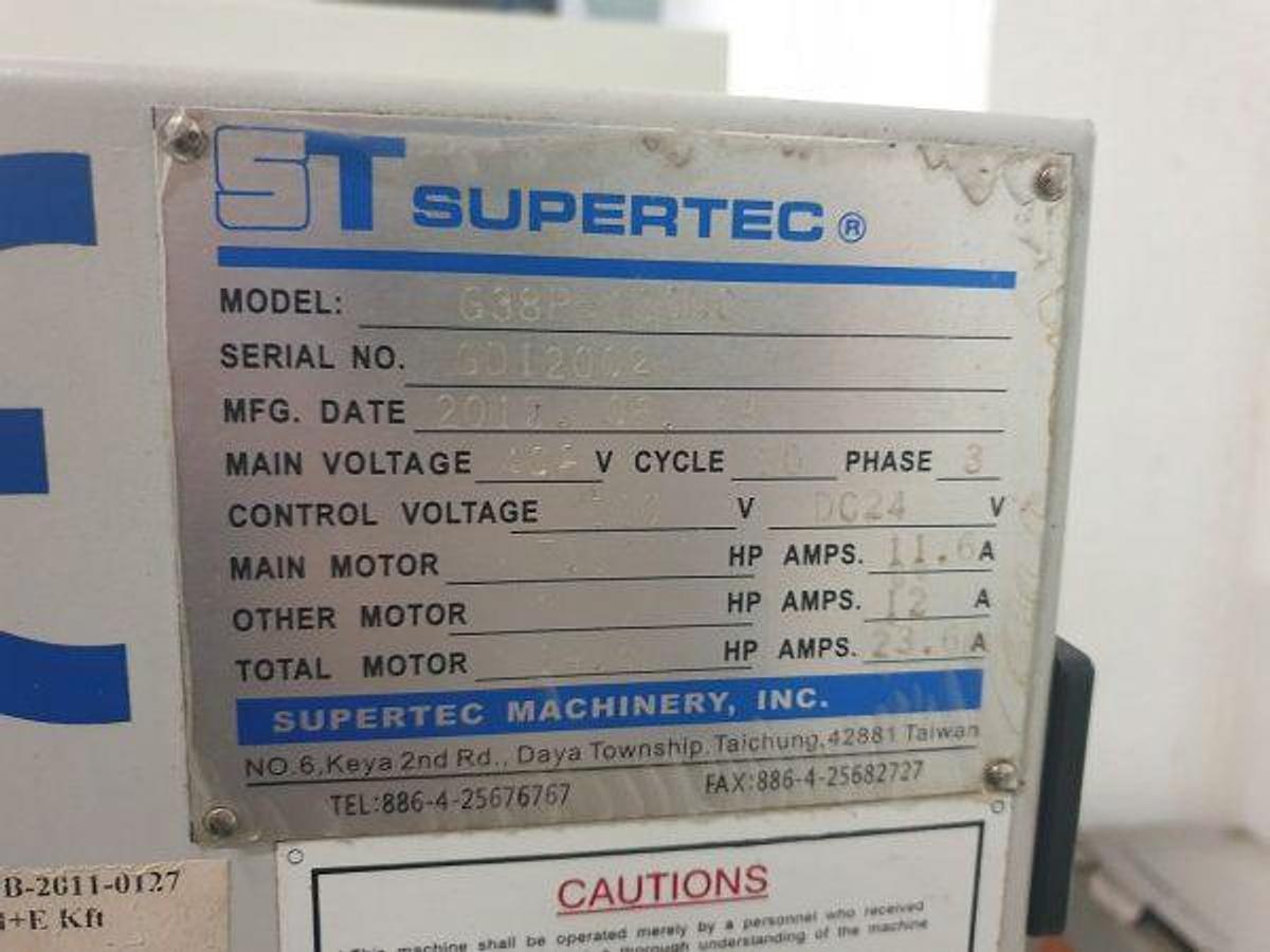 Used SUPERTEC G38P-100NC wall grinder