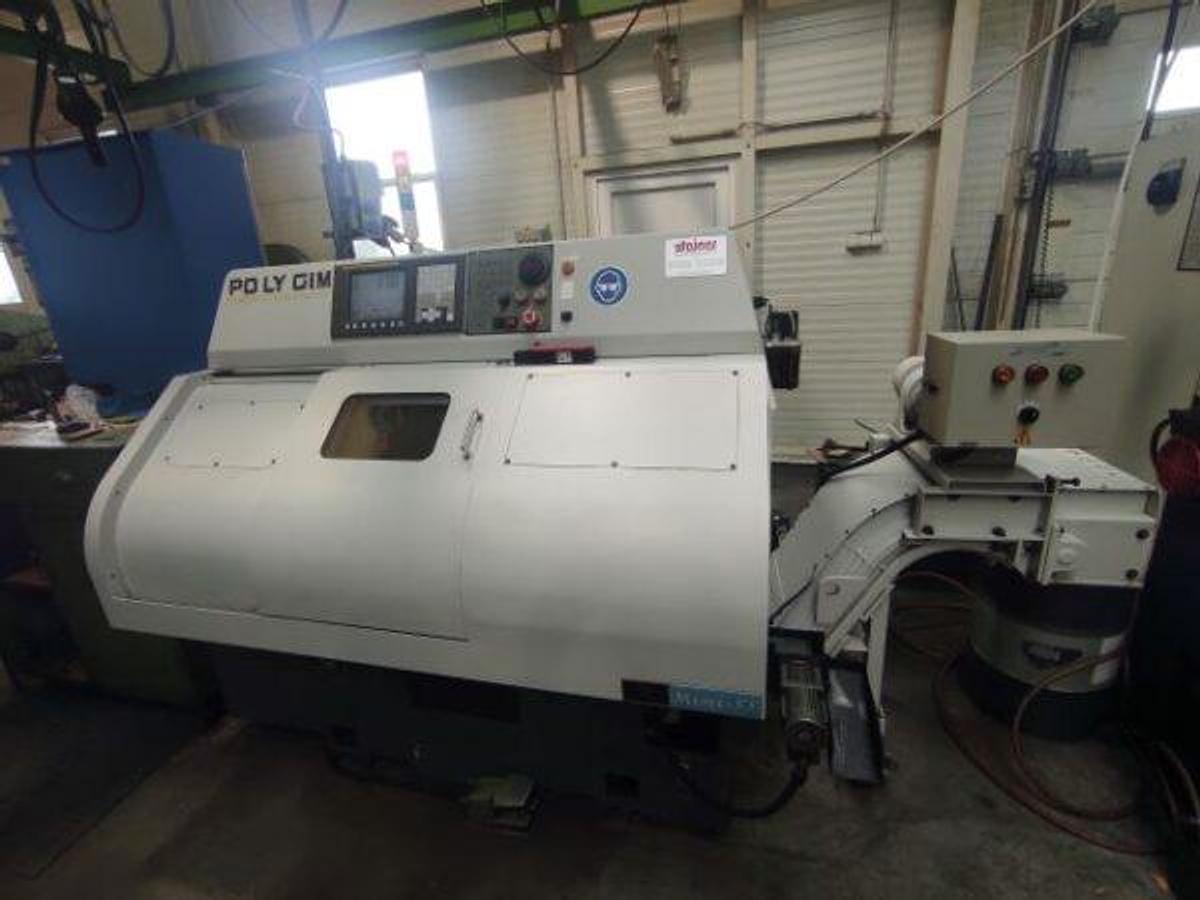 Used POLYGIM Mini88-25 cnc lathe
