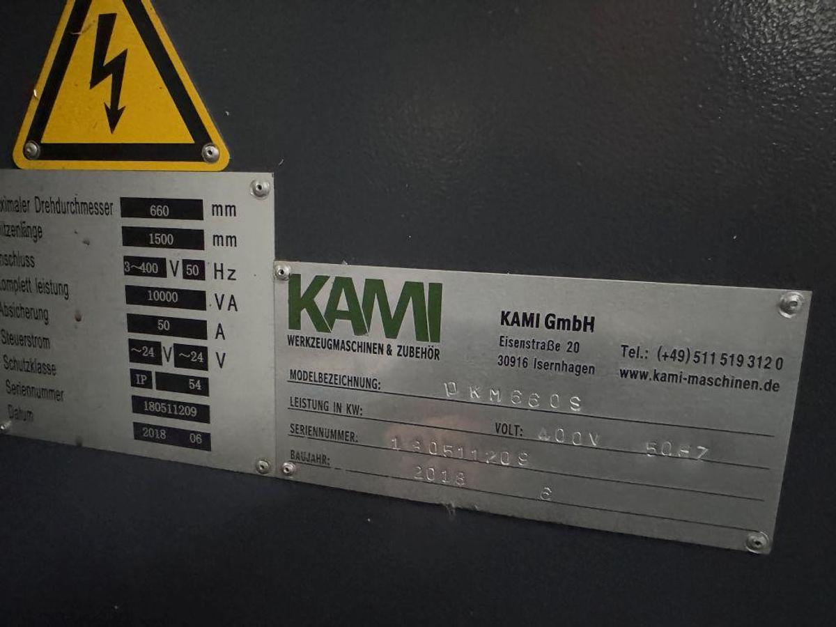 Used KAMI DKM660Sx1500 lathe