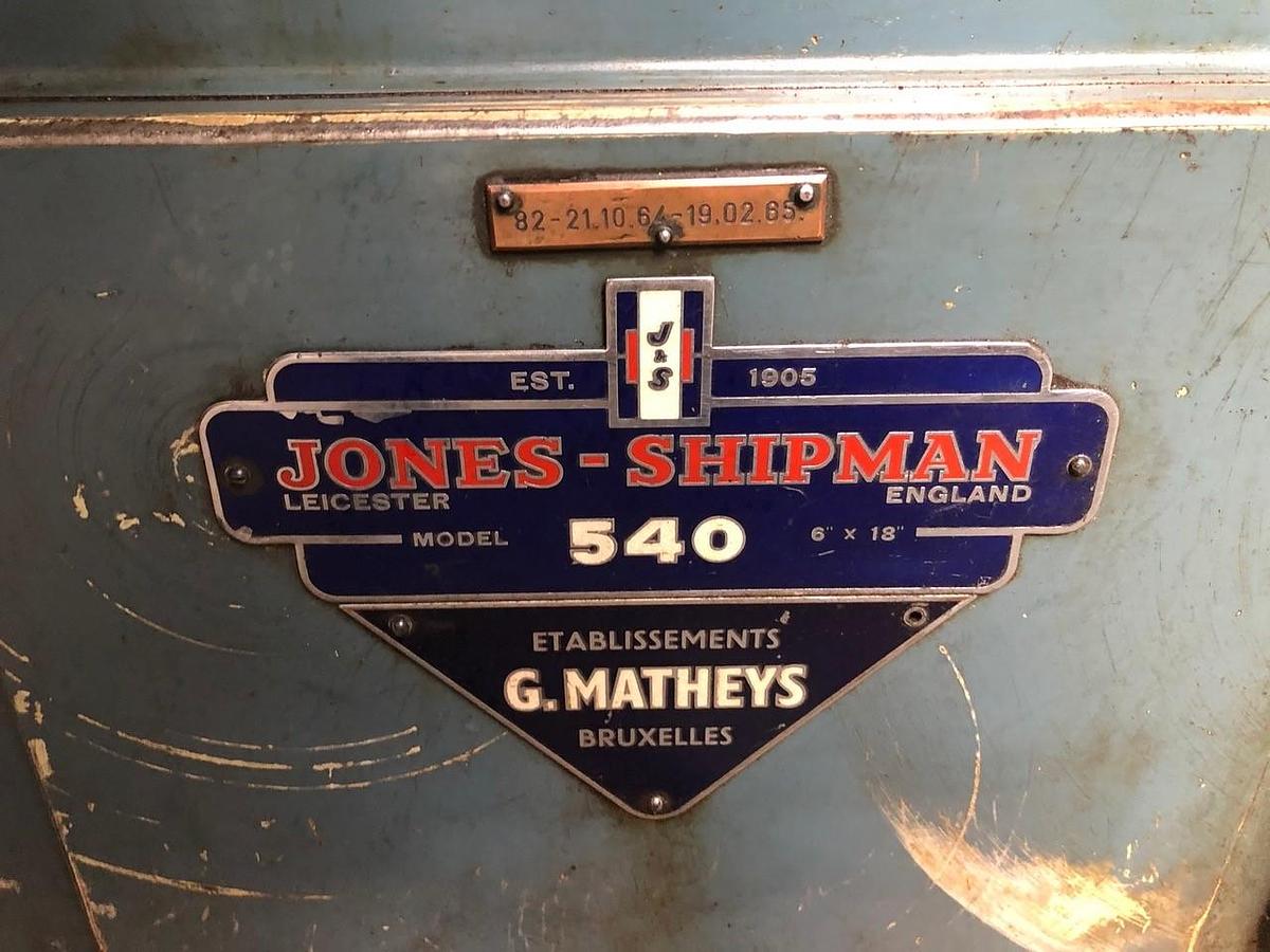 Jones & Shipman 540 surface grinder