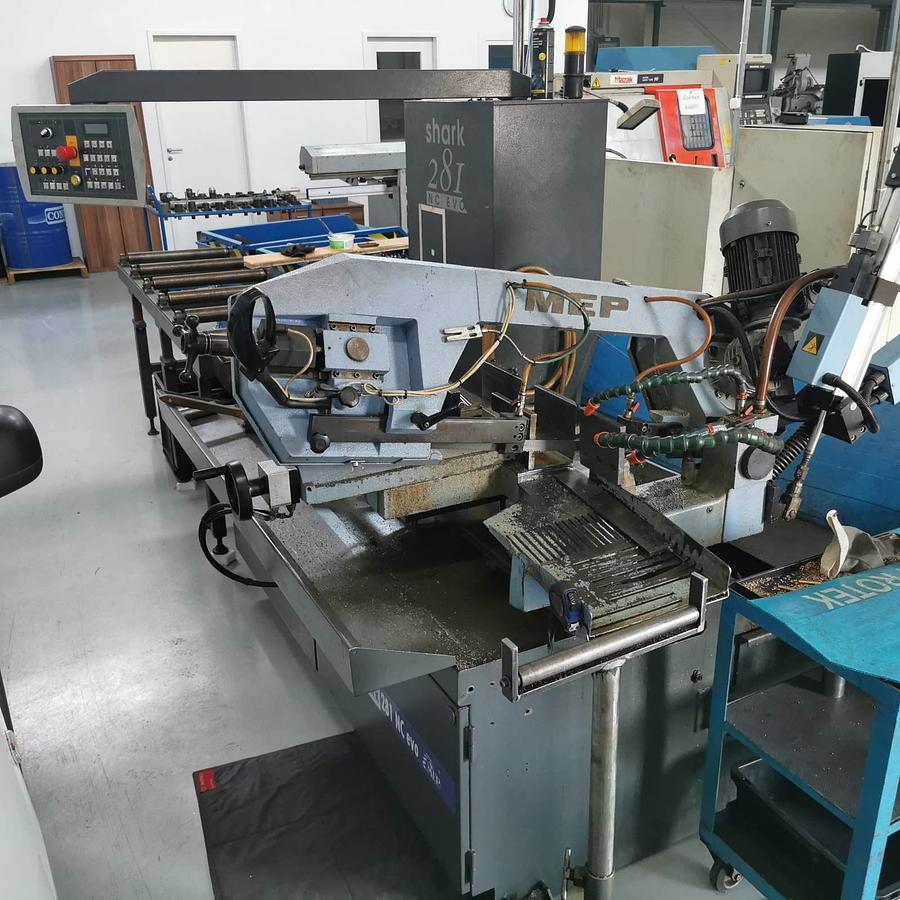 Used MEP SHARK 281 NC EVO cnc band saw machine