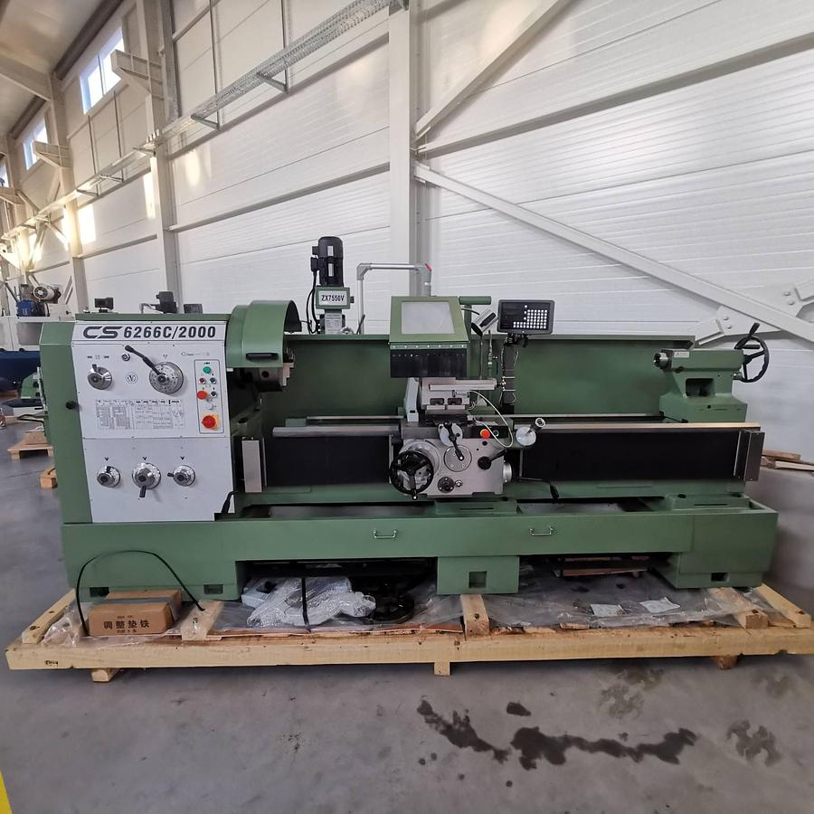 Used TNM CS6266C x 2000 center lathe