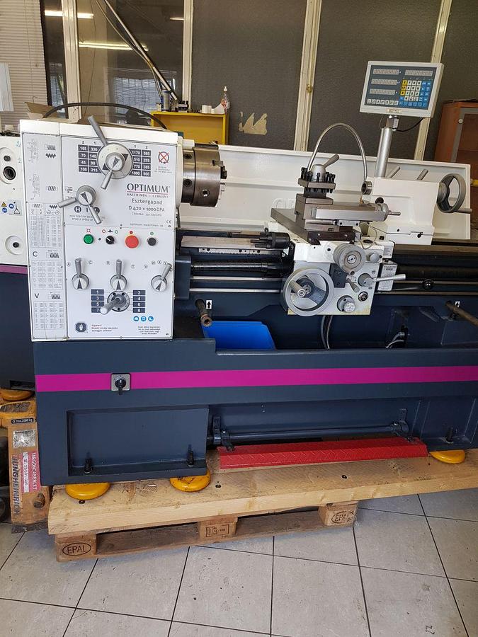 Used OPTIMUM D420 x 1000 lathe