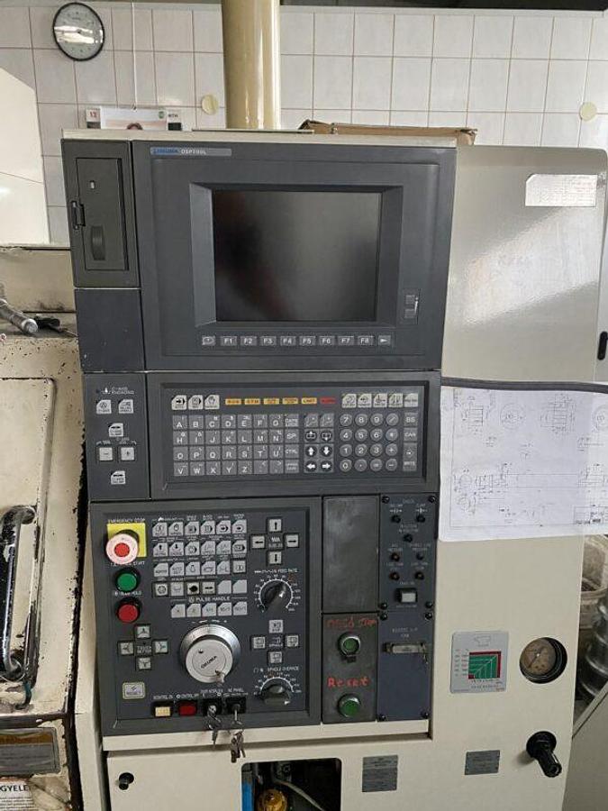 Used OKUMA LB10-M cnc lathe