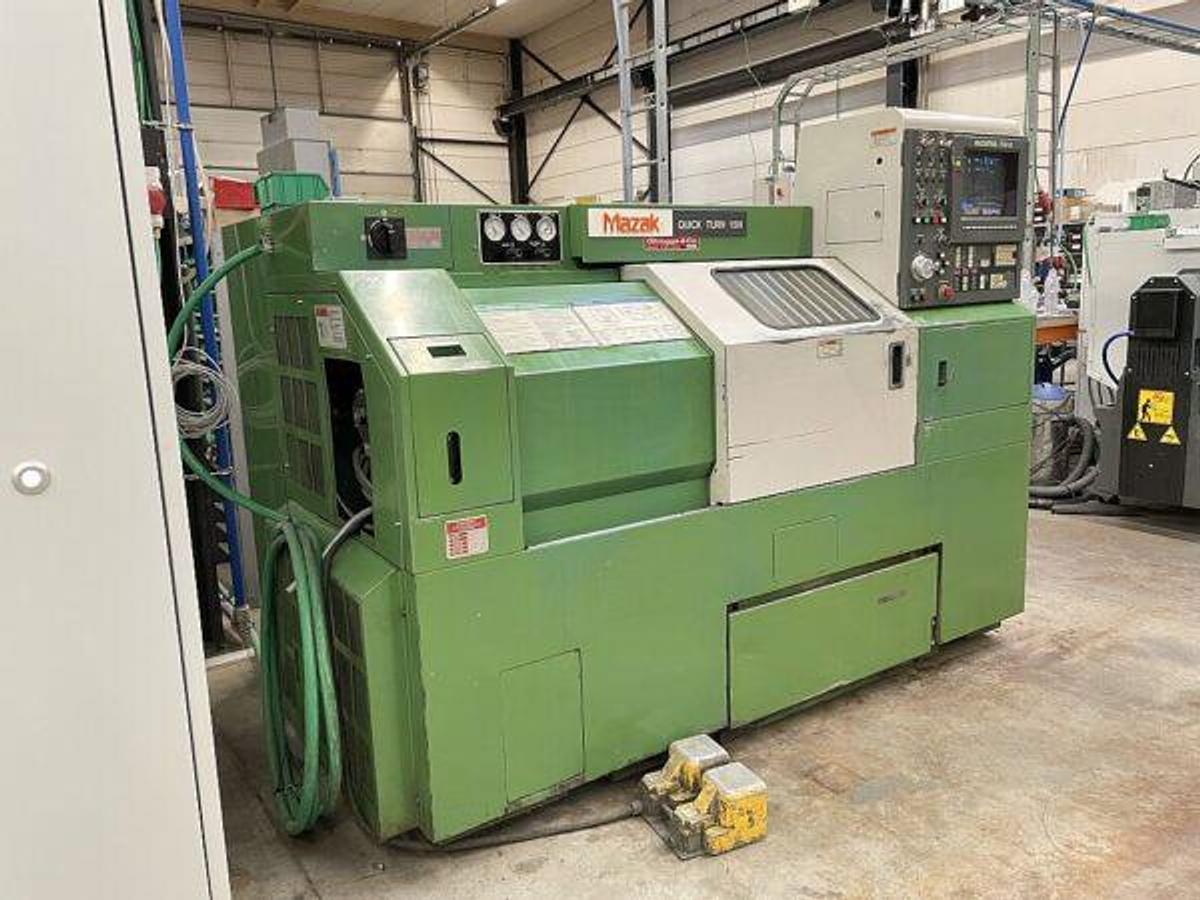 Used MAZAK QT15 cnc lathe