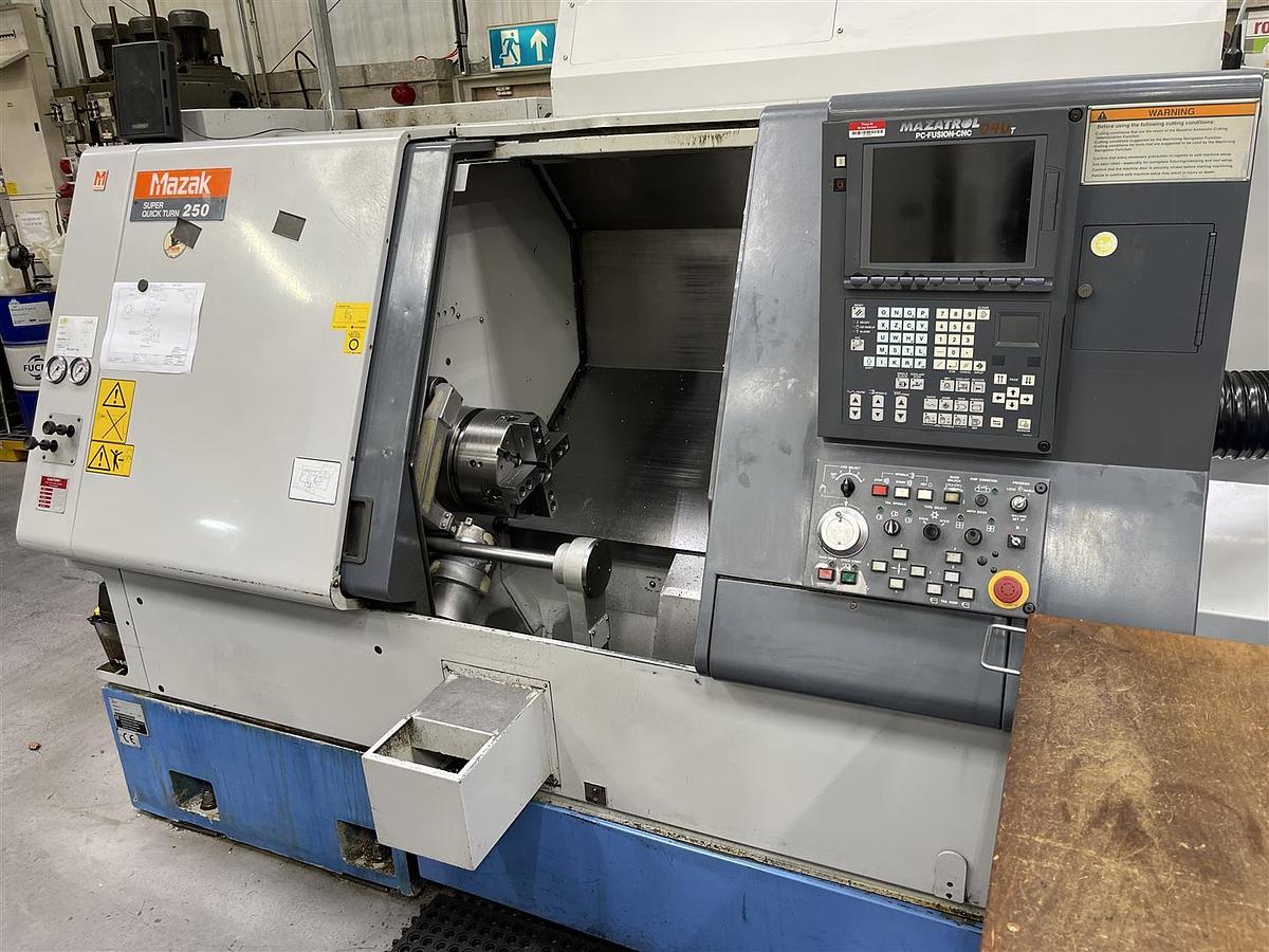 Used MAZAK Super QT250 cnc lathe