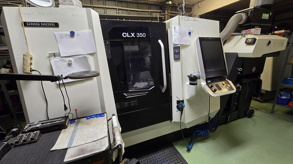 DMG Mori CLX350 V4 CNC lathe with C+Y crosslide