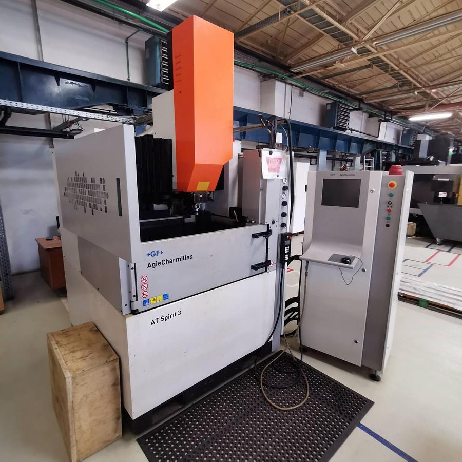 Used AGIECHARMILLES AT Spirit 3C block EDM machine