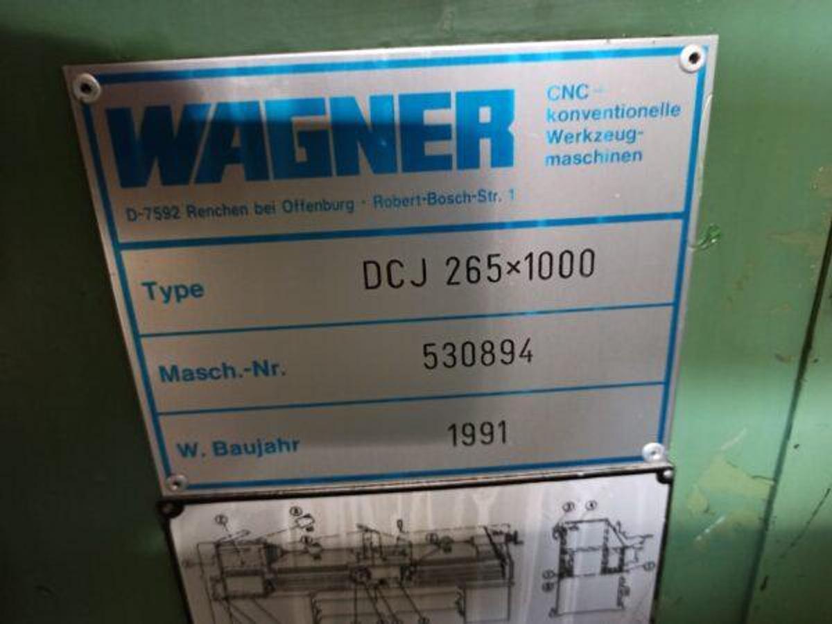 Used WAGNER DCJ265 lathe