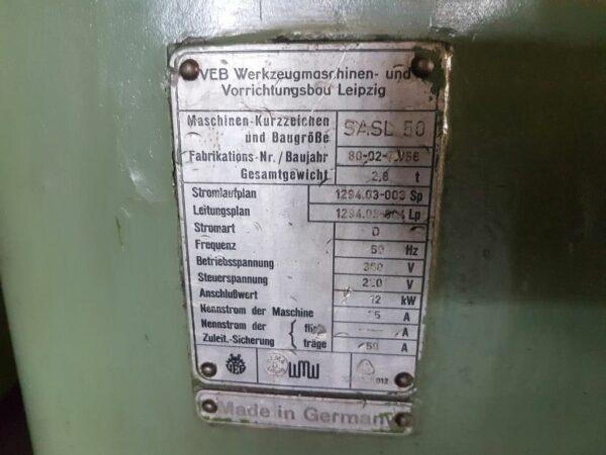 Used WMW SASL50 tip n. grinder