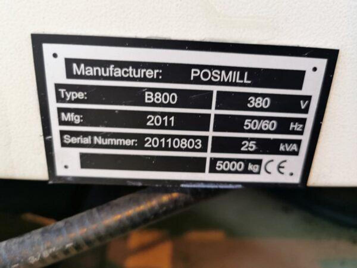 Used POSMILL B800 4-axis CNC