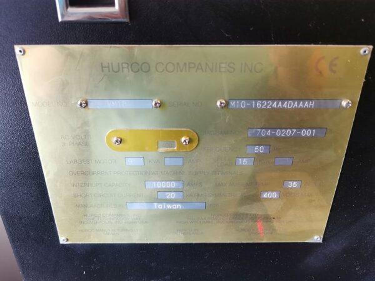 Used HURCO VM10i mkp