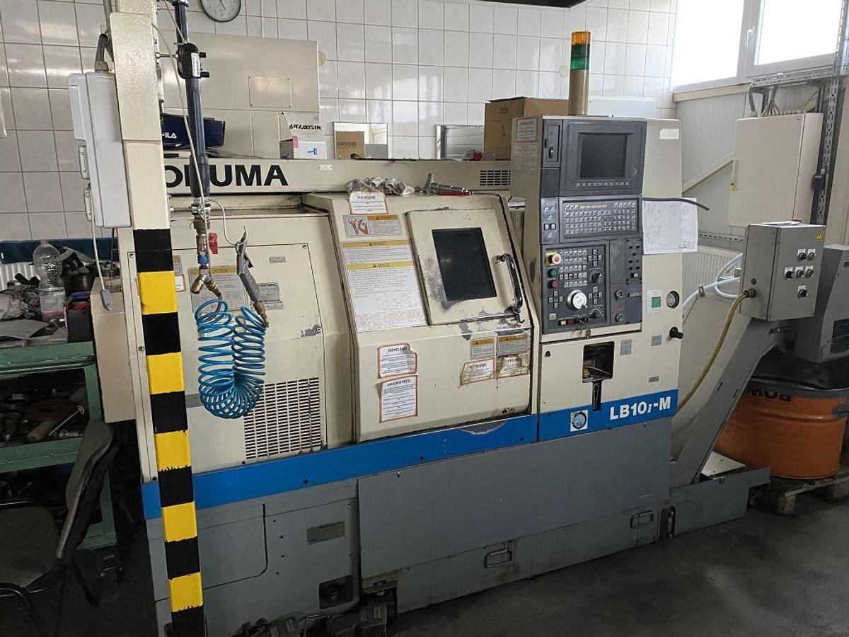 Used OKUMA LB10-M cnc lathe