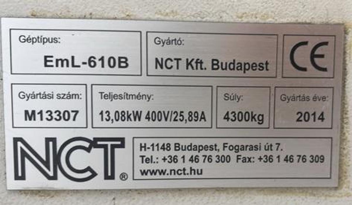 NCT EML610 machining center