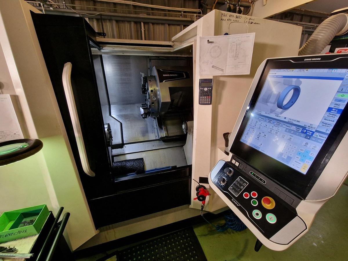 DMG Mori CLX350 V4 CNC lathe with C+Y crosslide