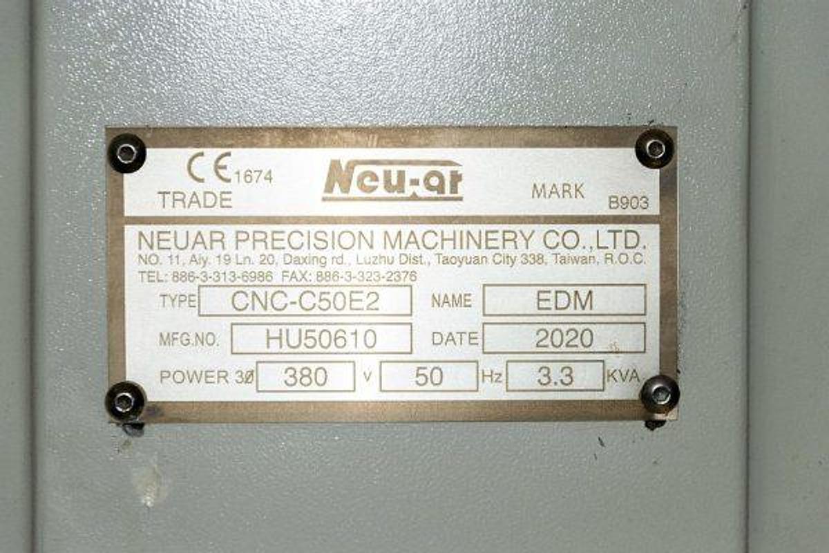 Used NEUART CNC-C50E2 block EDM machine