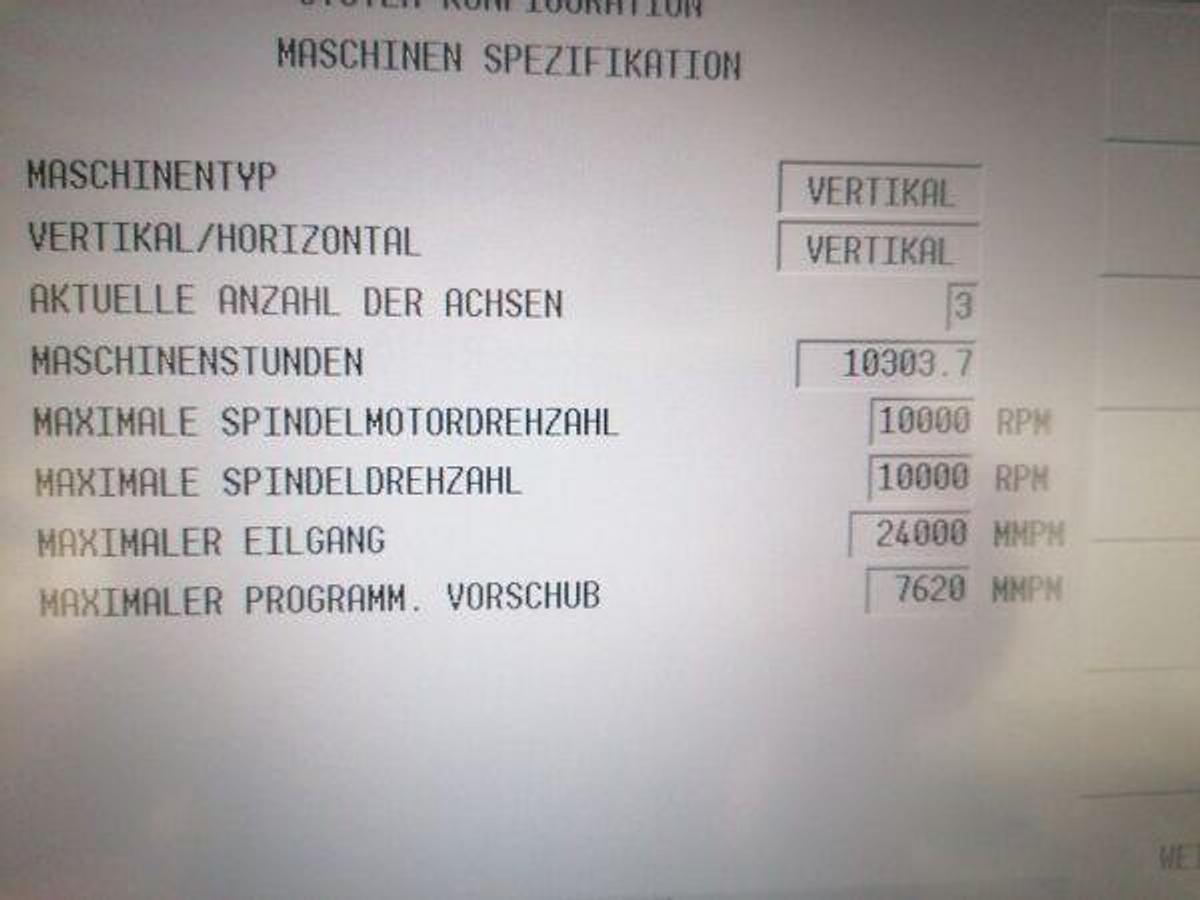 Used HURCO VMX10 mkp