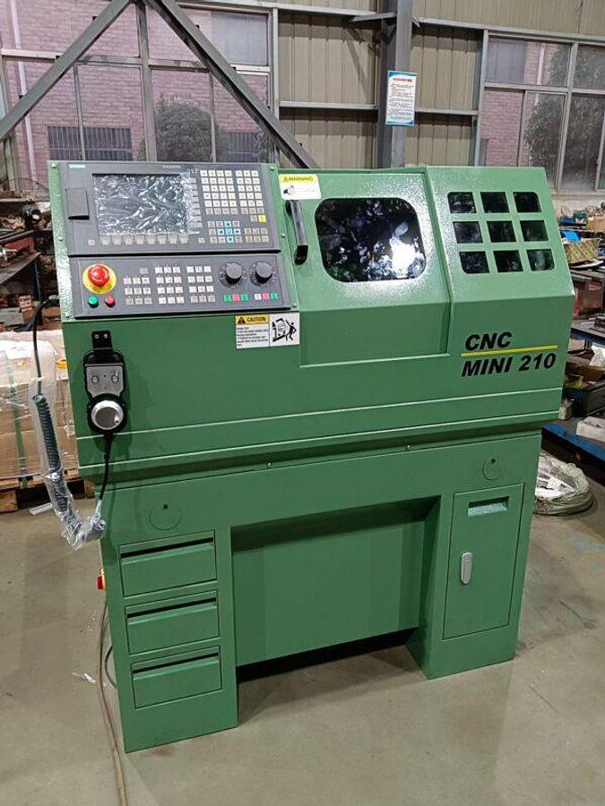 Used CNC MINI 210 cnc lathe