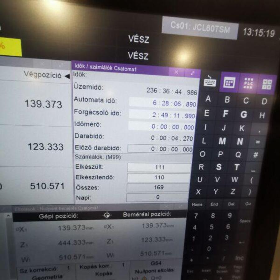 Used NCT JINNFA JCL-60 TSM cnc lathe