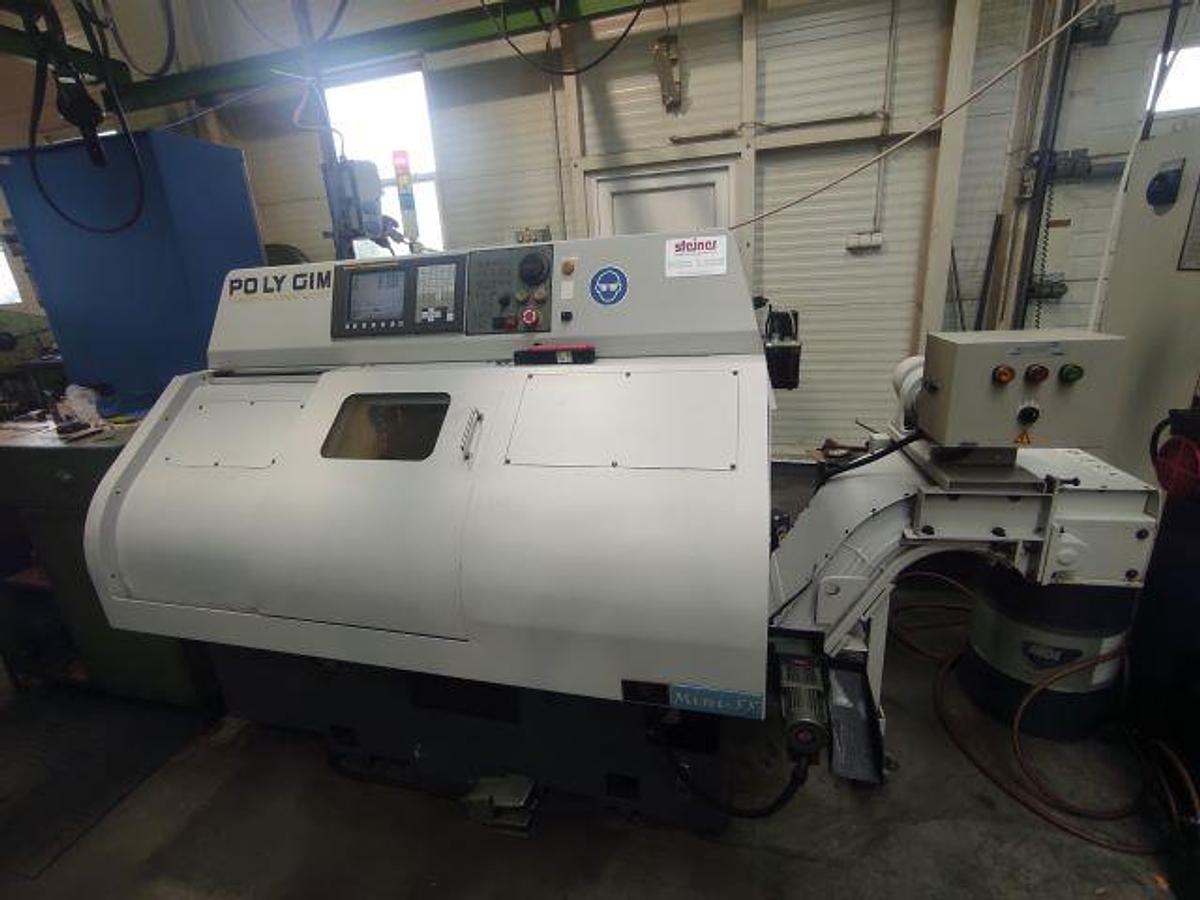 Used POLYGIM Mini88-25 cnc lathe