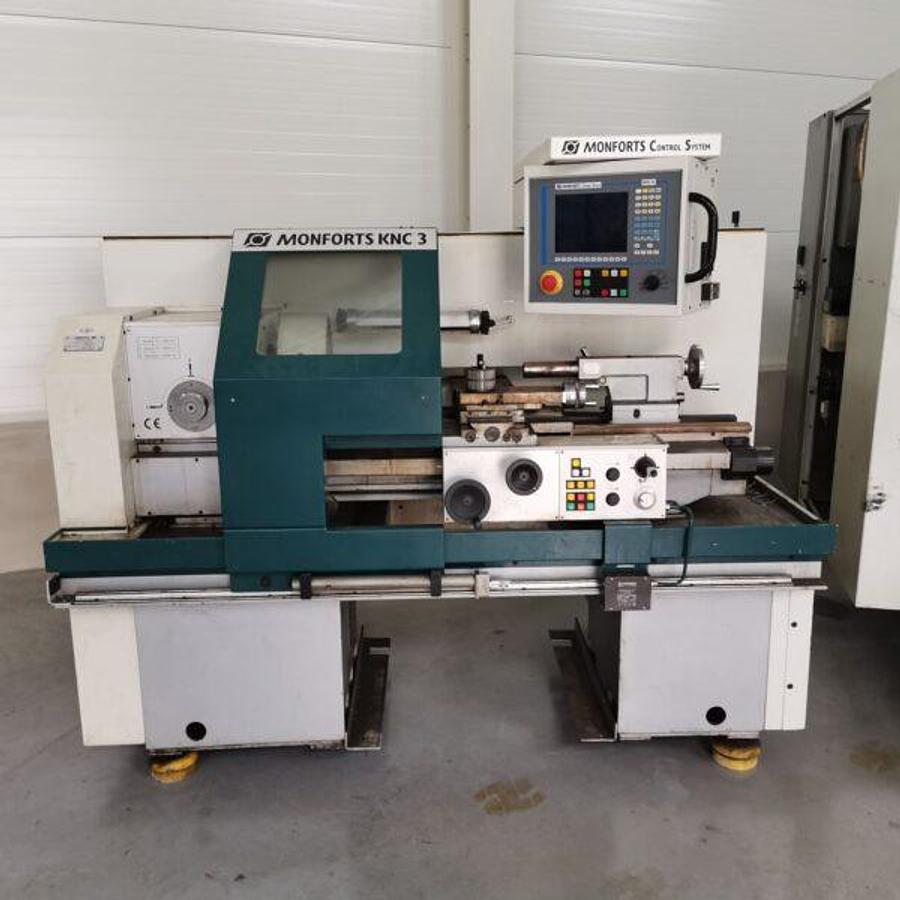 Used MONFORTS KNC3.1000 cnc cycle lathe