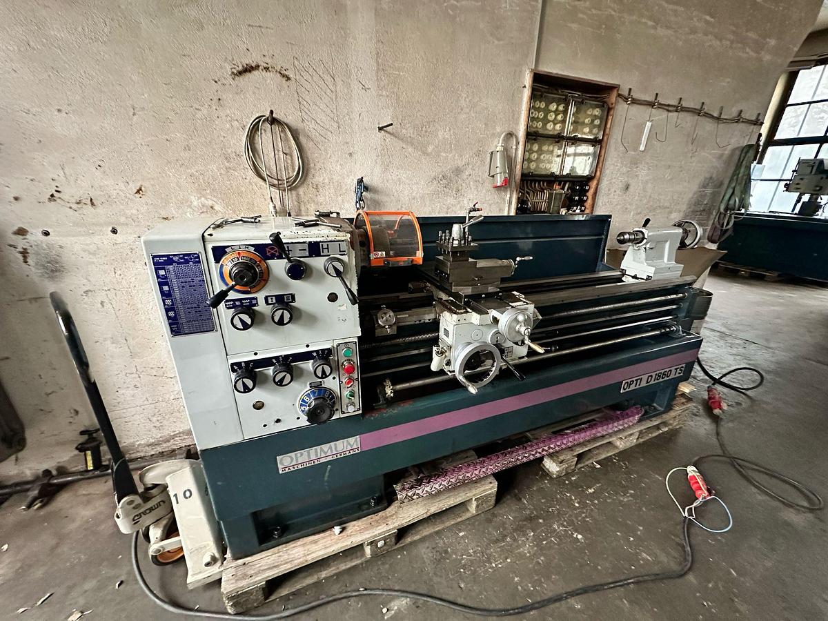 Used OPTIMUM D1860TS center lathe