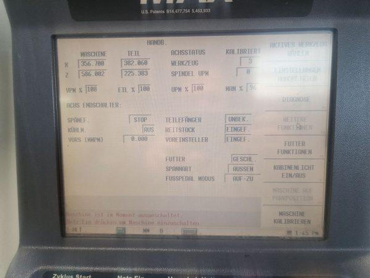 Used HURCO TM8 cnc lathe