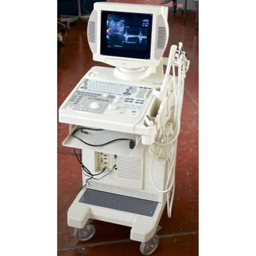D'occasion ECHOGRAPHE COULEUR DOPPLER ALOKA SSD 1700 DINAVIEW AVEC 3 SONDES