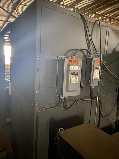 Used Panasonic Robotic Weld Cell with Rotary Table,  Panasonic YA-1NAR61 Controller